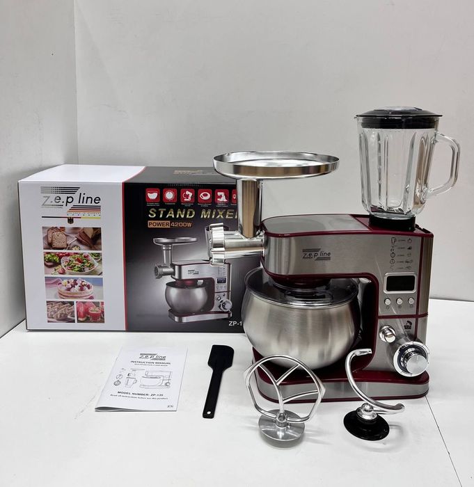 ПОТУЖНИЙ! Німецький кухонний комбайн, м'ясорубка, міксер, блендер, тіс