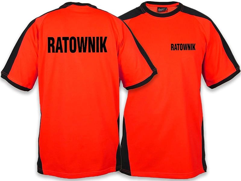 Koszulka RATOWNIK męska FLUO (XL)