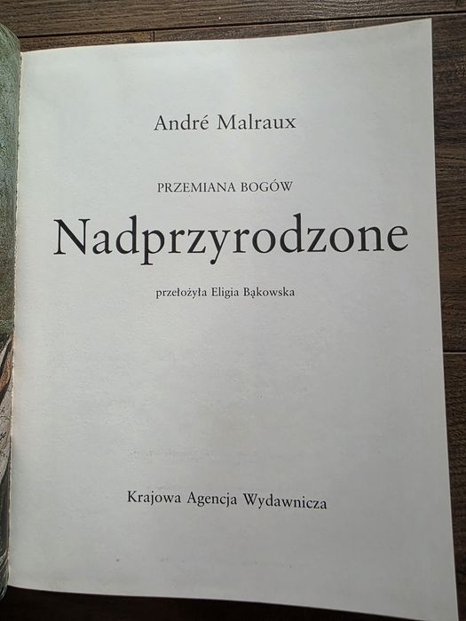 Nadprzyrodzone. Malraux