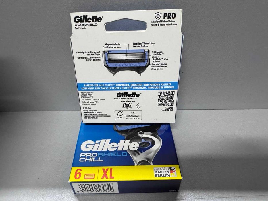 Gillette Fusion 5 ProShield Chill картриджі змінні для гоління 6 шт