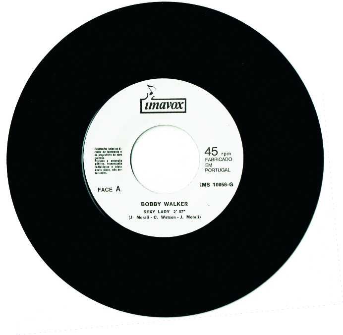 Bobby Walker – Sexy Lady - 1974 7" 45 RPM Vinil