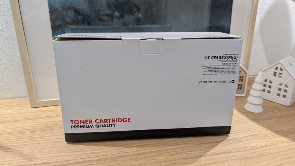 Toner Cartridge - preto  compatível HP - Canon