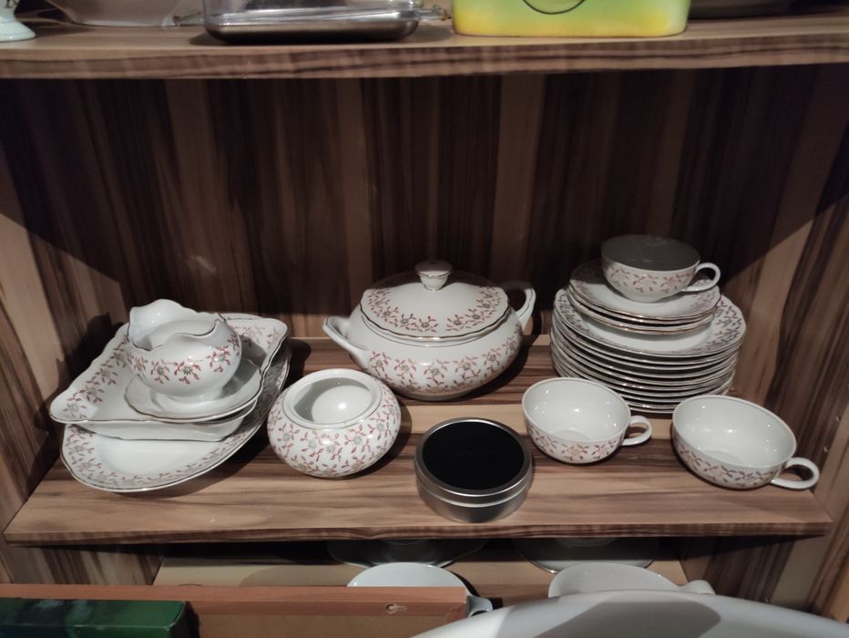 Zestaw obiadowy / ceramika / porcelana / talerze talerz wzór cebulowy