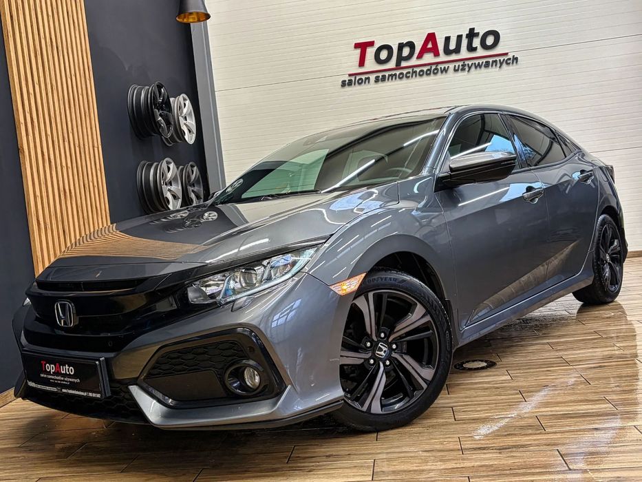 Honda Civic 1.0 TURBO *kamera * 126KM * gwarancja *bezwypadkowy *MANUAL* 101.000km