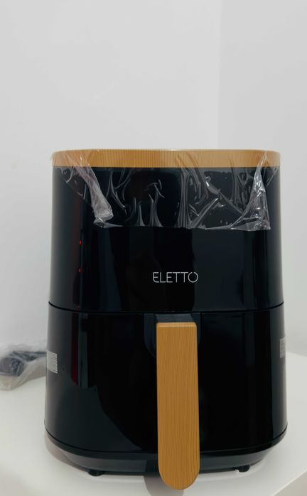 Fritadeira a Ar 4,3L – Air Fryer, Novo (Selado) (Preto)