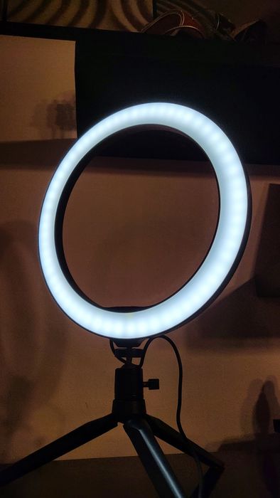 Ring light de mesa