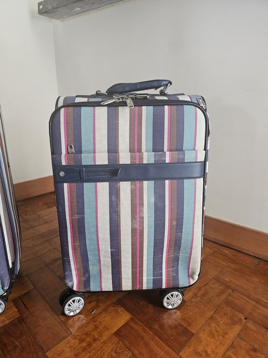 Conjunto de malas em couro