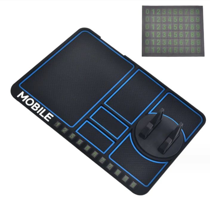 Противоскользящий антискользящий коврик с подставкой для телефону