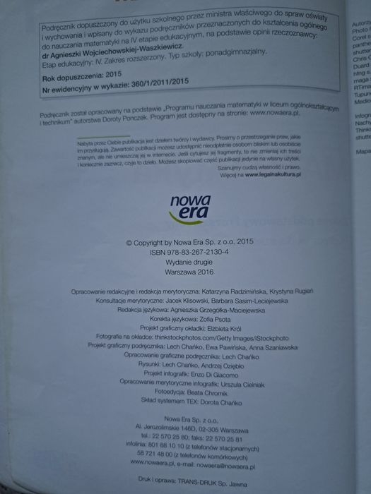 Matematyka kl.1 Nowa Era