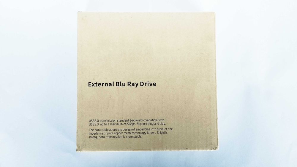 NOVO - Gravador/Leitor - BluRay/DVD/CD - 6X/8X/24X - USB-C