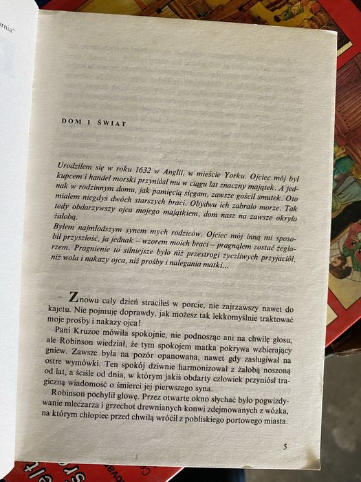 Daniel Defoe. Robinson Kruzoe, Przypadki Robinsona Cruzoe