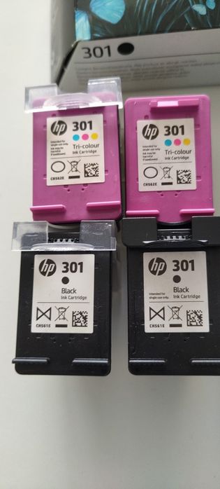 Kadridże puste ORYGINAŁ HP 301