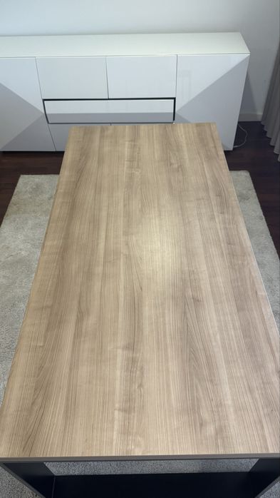 Mesa sala ou cozinha madeira castanha