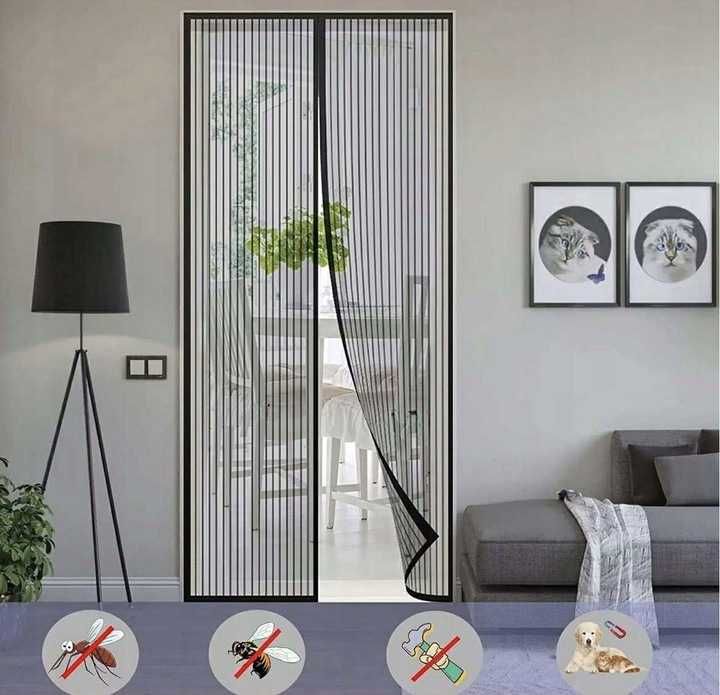 Moskitiera na drzwi balkonowe 90x220 cm