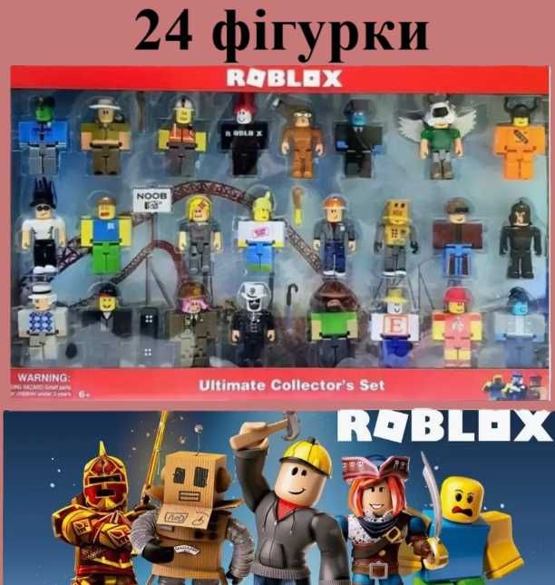 Набор игровых фигурок Роблокс в коробке 24 шт фигурки Roblox игрушка
