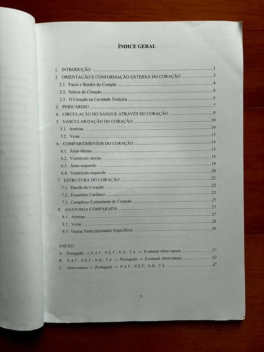 O Coração dos Mamíferos Domésticos - Plano de estudos e dissecacção