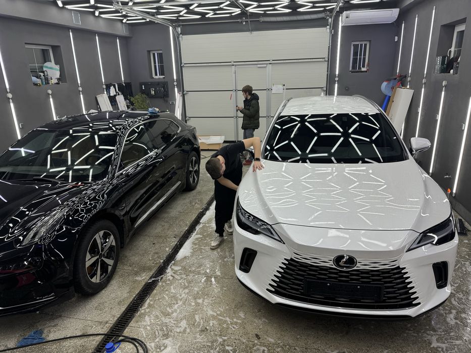 Тонировка бронировка авто антигравийной пленкой
