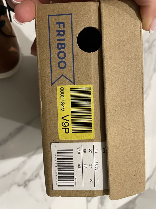 Sneakersy botki skórzane na zamek Disney Friboo 27