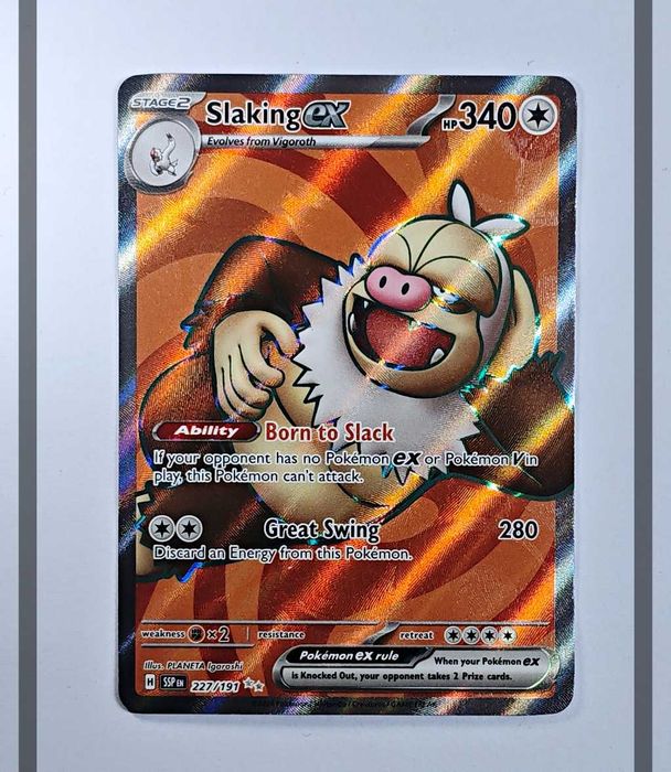 Slaking Ex 227/191 SSP Pokemon ENG-NM