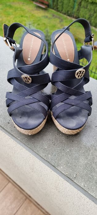 Sandały na koturnie Tommy Hilfiger roz41