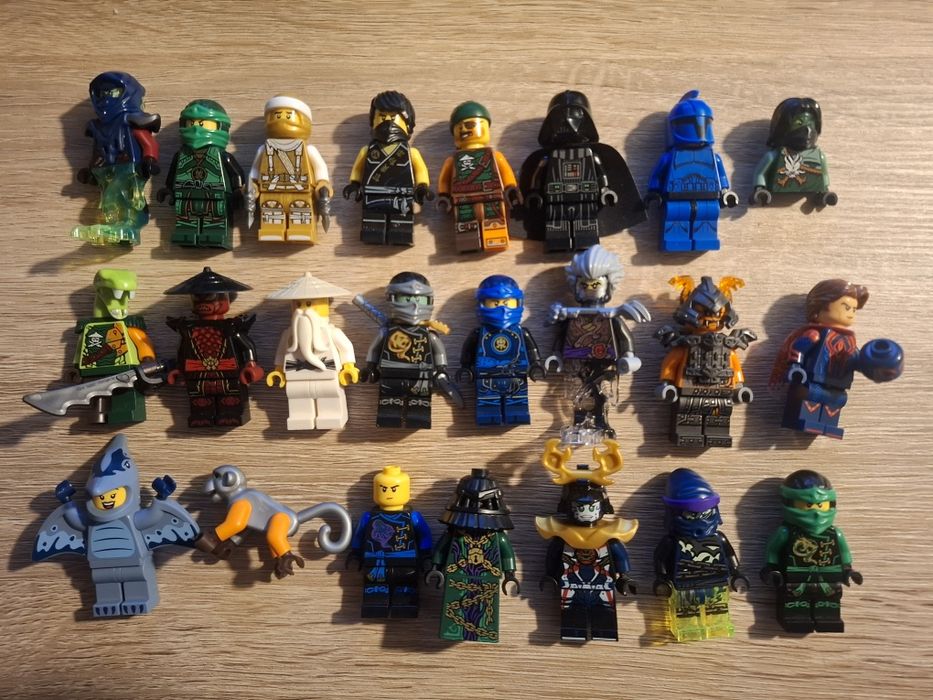 Lego figurki ninjago star wars collectable minifigures  lego mix