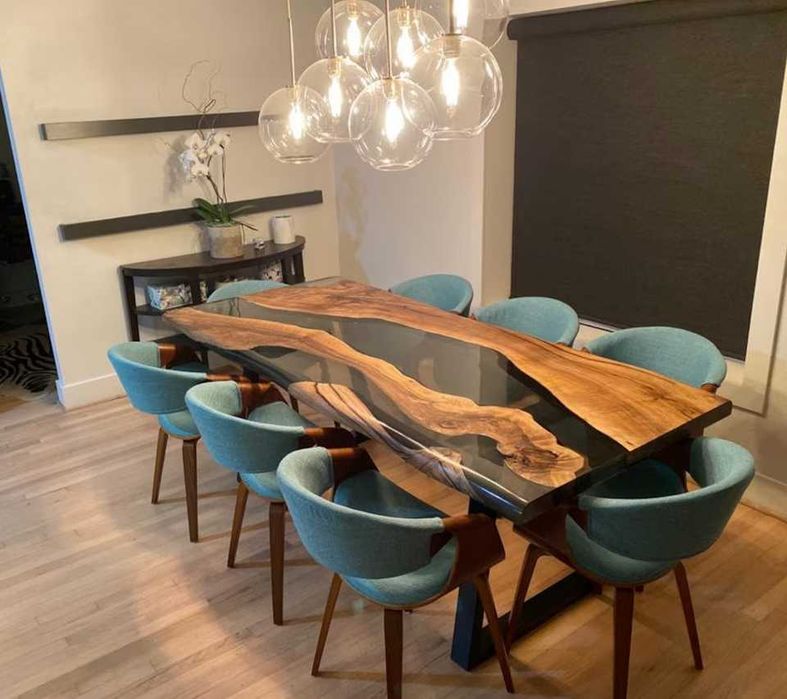 Resina Epóxi/Epoxy para RIVER-TABLES/Mesas-Rio