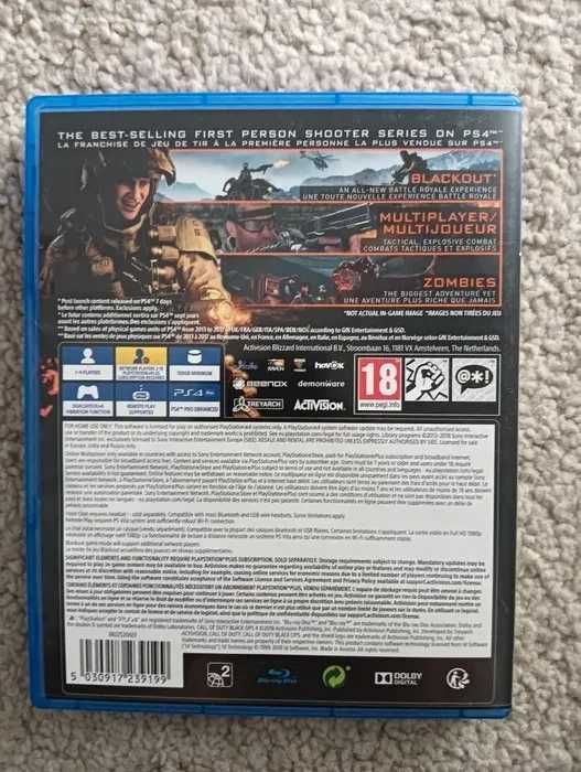 Call of Duty - Black Ops IIII - PS4	Playstation 4  Como novo!*