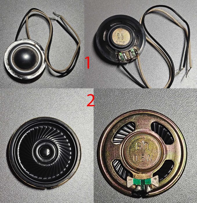 Динамики от колонок разные