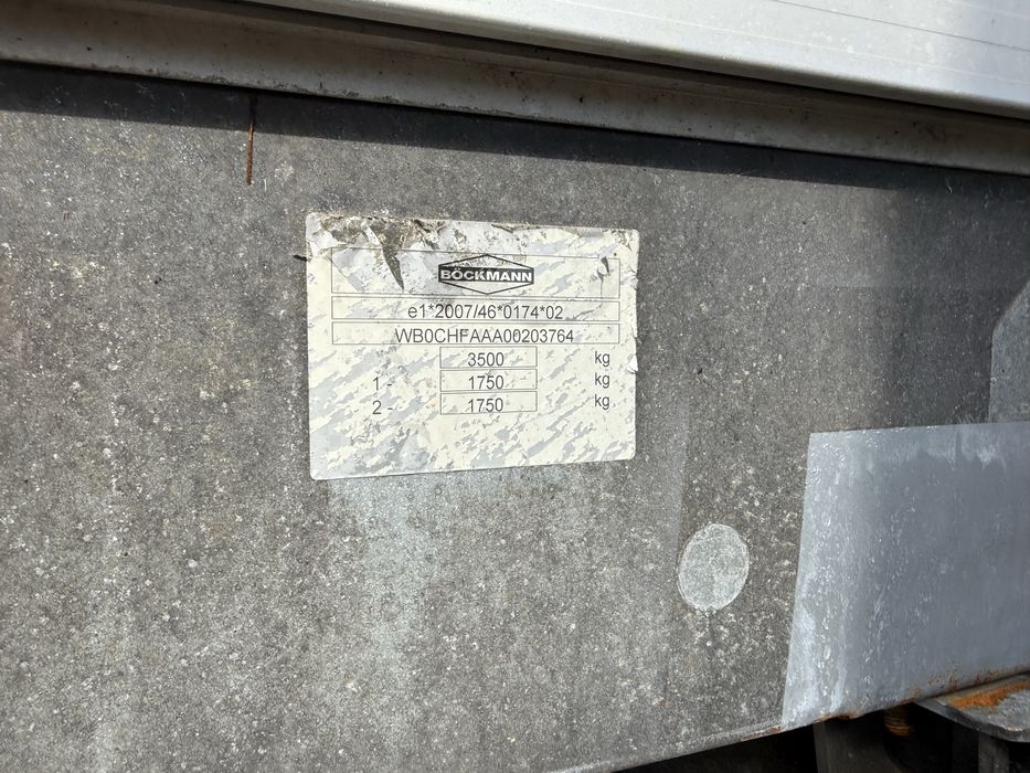 Boeckmann 6.20x2,40m dluga przyczepa skrzyniowa