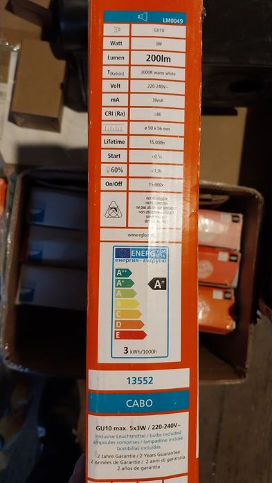 Lampa plafon Led Eglo Nowe 6 sztuk