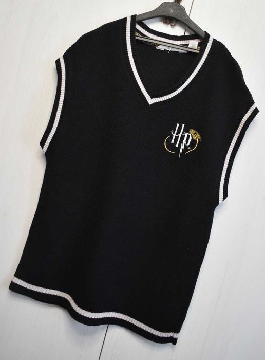 Bezrękawnik kamizelka dzianinowa 158 164 Harry Potter sweter bawełna