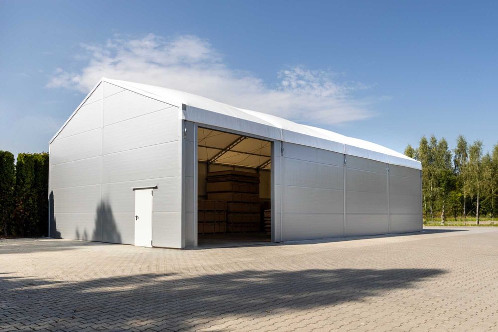 Hala stalowa namiotowa termiczna warsztat magazyn 10x20x4,6 Producent