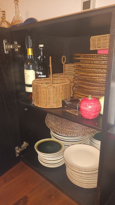 Aparador sala madeira wengué