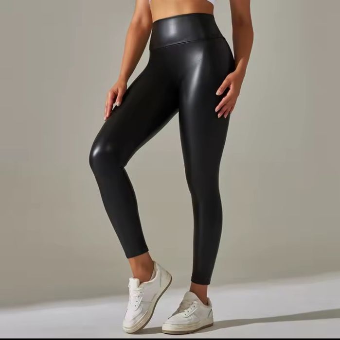 Лосины под эко кожу. Бёдра 115 и больше.