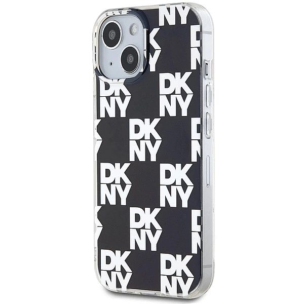 Etui DKNY IML Checkered Mono Pattern na iPhone 15 Plus / 14 Plus - cza