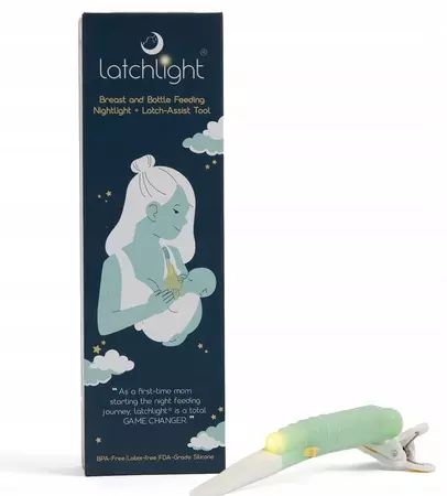 LatchLight, Innowacyjna lampka nocna nie zaburzająca fazy snu, z klipsem. inna (LatchLight)