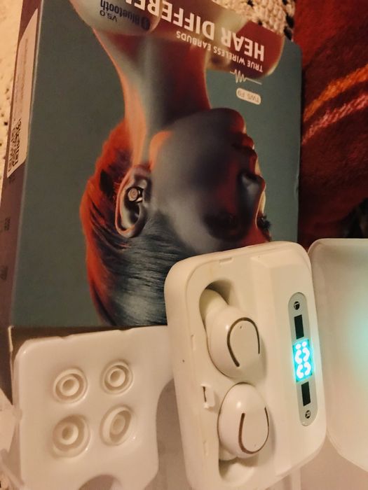 Fones sem fio wireless com bix recarregavel