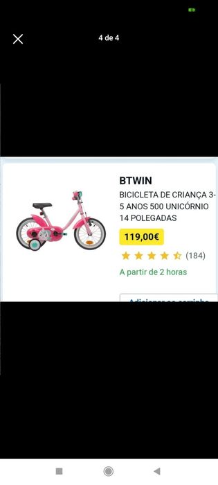Bicicleta criança