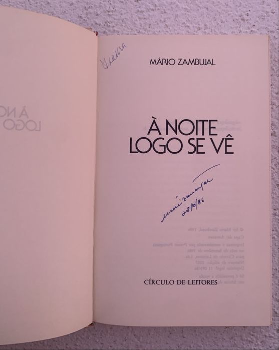 À Noite Logo Se Vê - Mário Zambujal