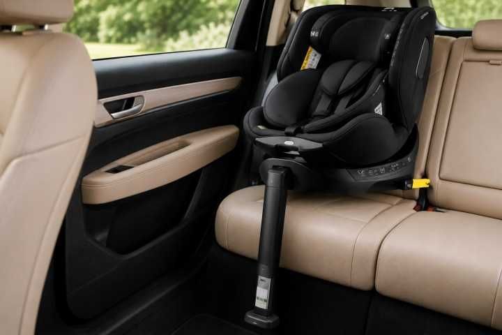 Fotelik samochodowy ISOFIX czarny 40-150 cm BDMU KIDS