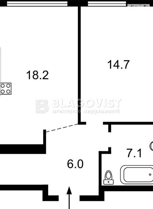 1-room apartment apartment by the address (area 48 m²) - Atlanta.ua - photo 3