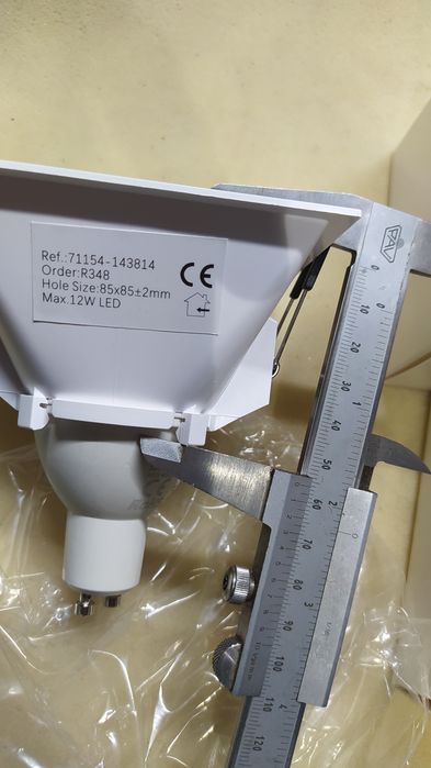 6 Focos para lampada GU10 led