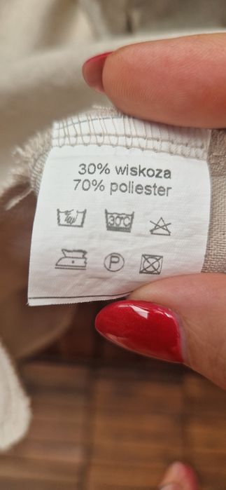 Szorty jasny beż roz. 34