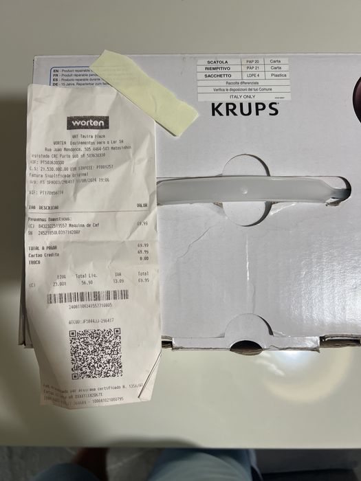 Máquina Dolce Gusto - Krups mini me