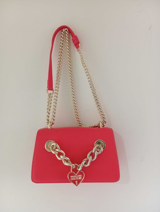 Mala vermelha Versace Jeans Couture original