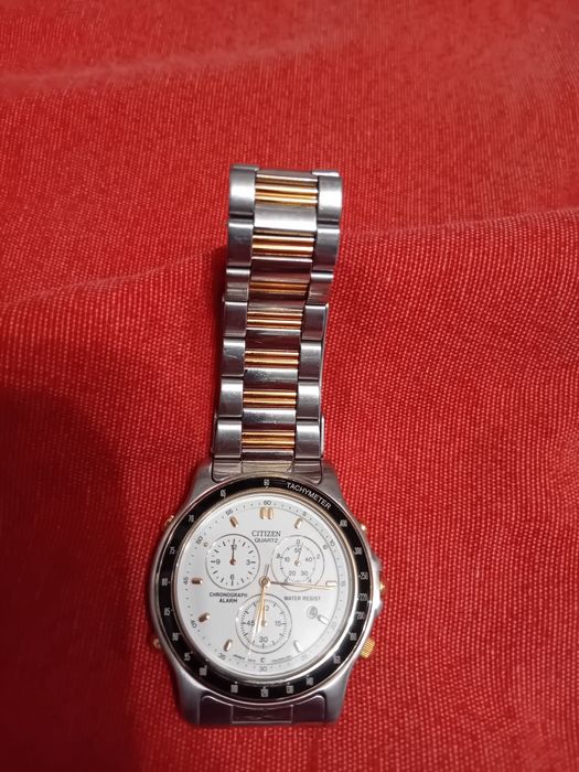 Relógio Citizen Quartz Cronograph Vintage - COMO NOVO