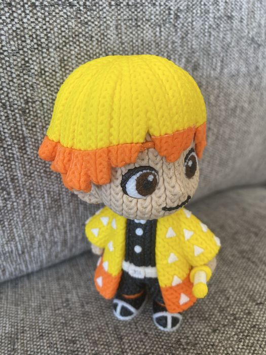 Zenitsu impresso em 3D