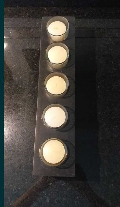 Vela NOVAS : Corredor de velas , árvore,  prato, anjinho