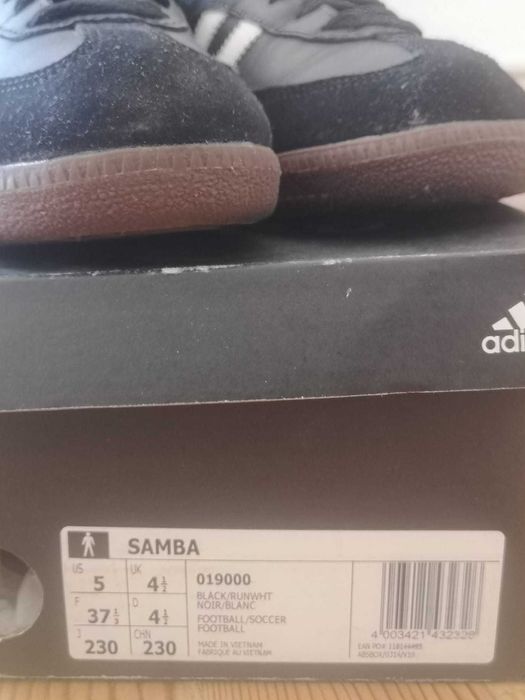tênis ADIDAS Samba 37,5 preto  - 100% novos, nunca usados