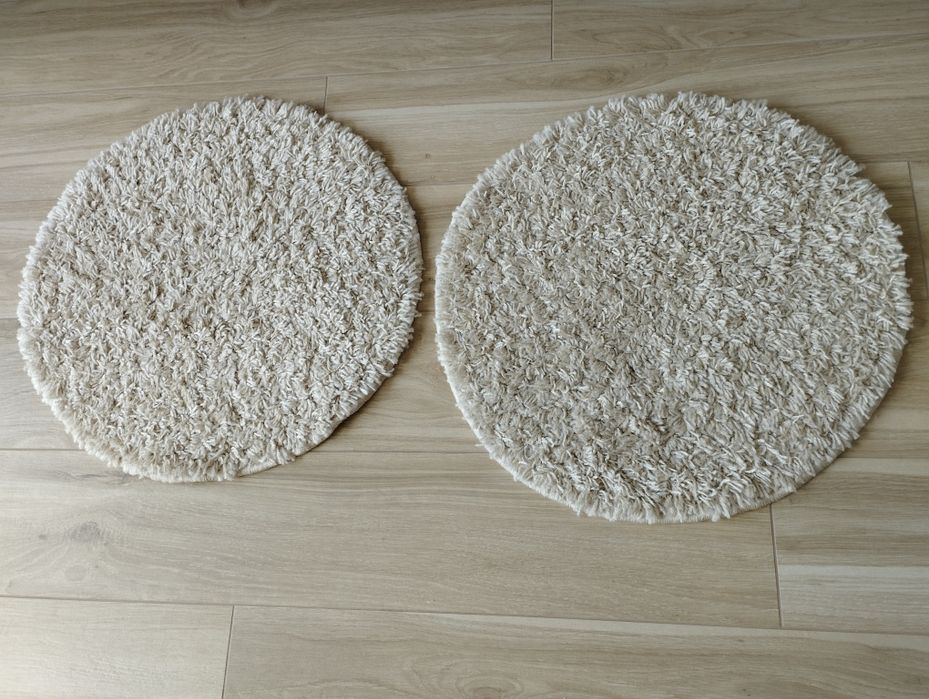 Dywaniki X2 okrągłe Shaggy  średnica 60cm